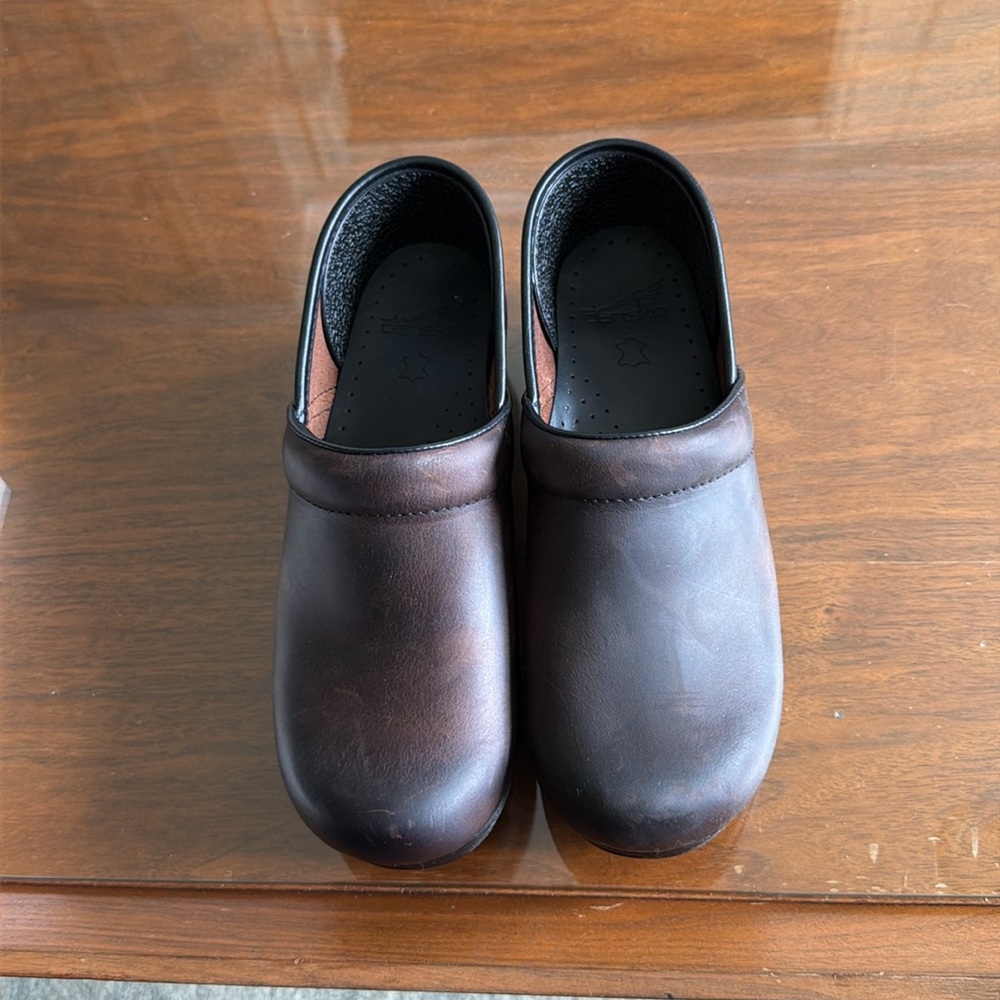 Brown Dansko Clogs- size 39